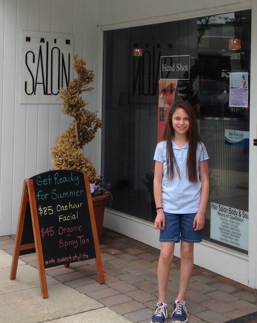 hair salon before